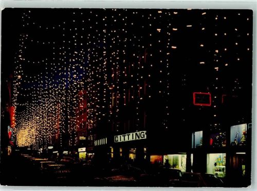 Zürich Weihnachtsbeleuchtung am Rennweg