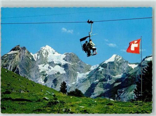 Kandersteg Sesselbahn Kandersteg - Oeschinen Blümlisalphorn Fründenhorn