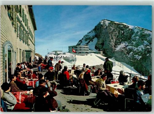 Pilatus Kulm Sonnenterrasse Kulmhotel mit Hotel Bellevue