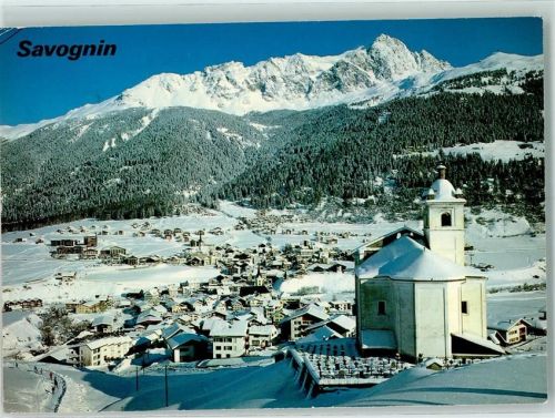 Savognin Piz Mitgel Winter