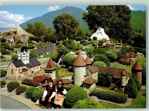Melide Swissminiatur Schloss und Collegiale von Estavayer-le-Lac