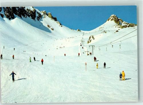 Disentis Skigebiet beim Pez Ault Winter