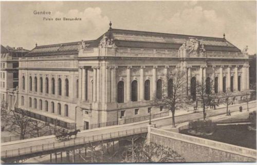 1910/20 Plais des Beaux Arts, Genf,Moos