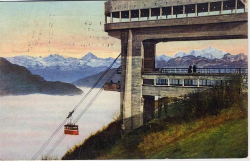 Genf, Seilbahn,Reproduction Interdite