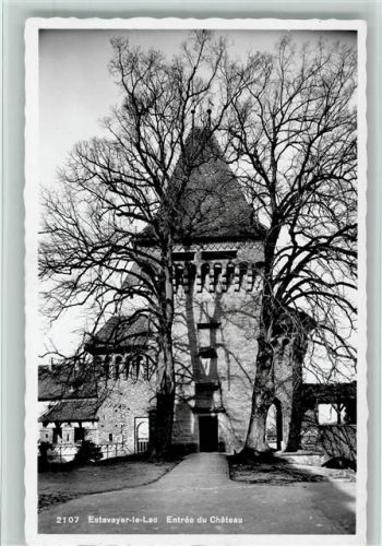Estavayer-le-Lac Eingang zum Schloß