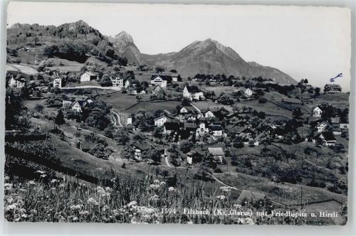 Filzbach mit Friedlispitz und Hirzli