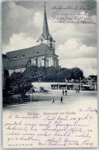 Herisau 1904 Kirche