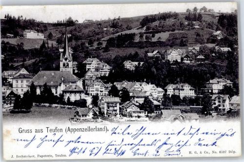Teufen AR 1902 Kirche