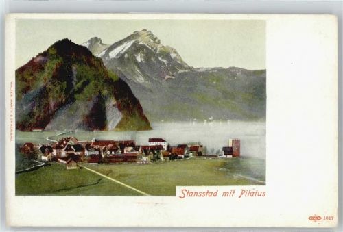 6362 Stansstad Rotzloch - Gesamtansicht, See, Pilatus