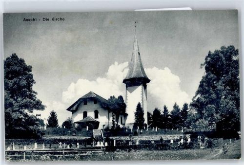 Aeschi b. Spiez die Kirche , Friedhof