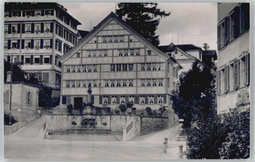 Trogen Appenzeller Haus am Landsgemeindeplatz