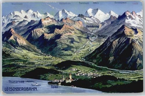 Frutigen Lötschbergbahn