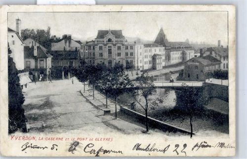 Yverdon-les-Bains 1904 Kaserne