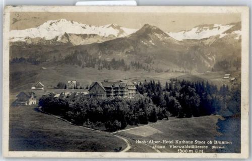 6433 Stoos SZ Gebrauchsspuren Alpen Hotel