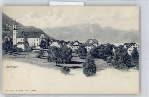 6072 Sachseln - Gesamtansicht, Kirche