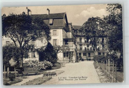 Yverdon-les-Bains 1914 Hotel Pension La Prairie