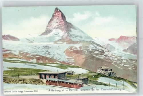 Riffelberg Chemin de fer Zermatt Gornergrat Mont Cervin