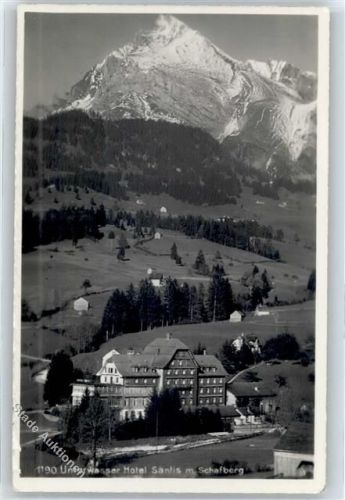 9657 Unterwasser - Hotel Säntis, Schafberg