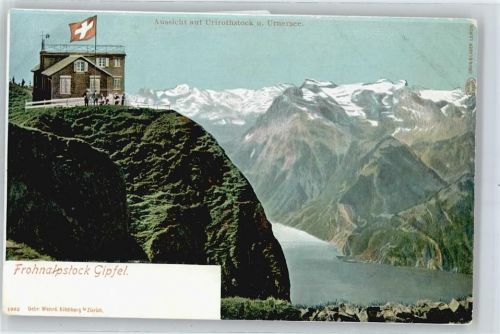 6433 Stoos SZ - Gasthaus Fronalpstock-Gipfel, Urirotstock, Urnersee