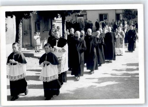 8730 Uznach Foto AK Religion Ort handschriftlich