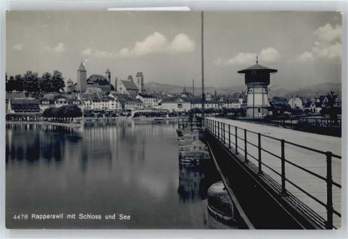 8640 Rapperswil SG - Schloss, See, Turm