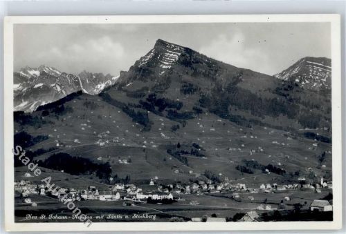 9652 Neu St. Johann Gebrauchsspuren Nesslau, Säntis, Stockberg