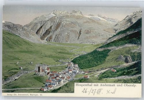 Hospental Andermatt, Oberalp