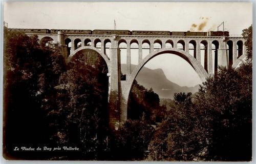 Vallorbe Viadukt, Eisenbahn