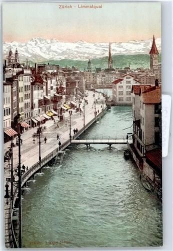 Zürich Limmatquai, Blick vom Central