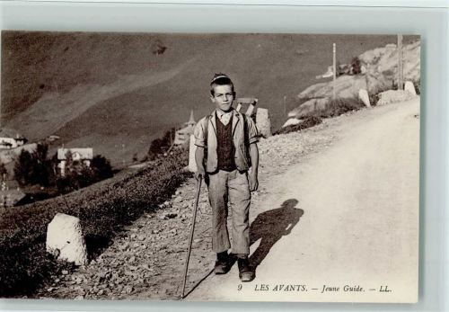 Les Avants Jeune Guide junger Reiseführer (Bauernjunge)