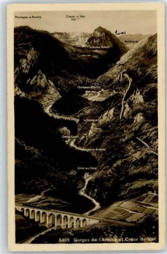 Creux du Van Karte, Viadukt