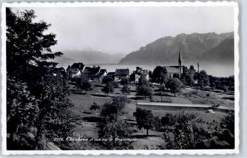 Chexbres 1942 Kirche