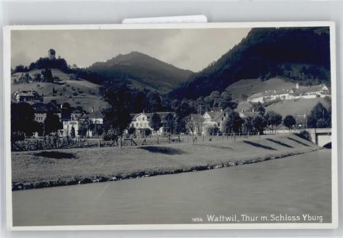 9630 Wattwil - Thur mit Schloß Iburg