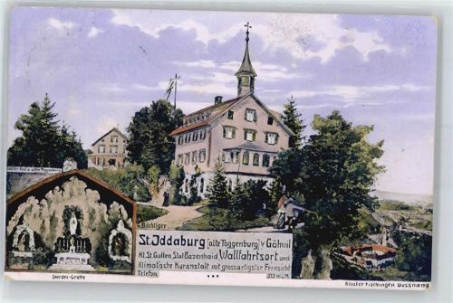 9534 Gähwil - St. Iddaburg, Lourdes-Grotte