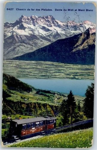 1927 Chemin - Bergbahn, Dents du Midi