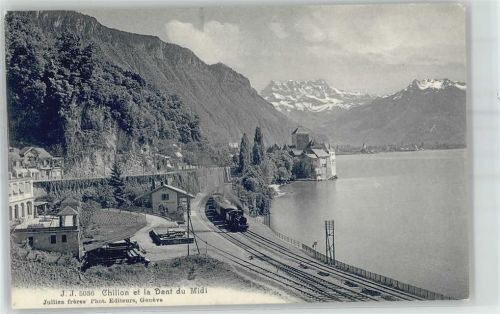 Chillon Eisenbahn See