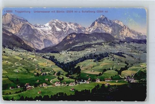9657 Unterwasser Gebrauchsspuren Säntis, Schafberg