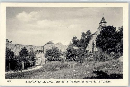 Estavayer-le-Lac Tour de la Trashison, Port de la Tuillere
