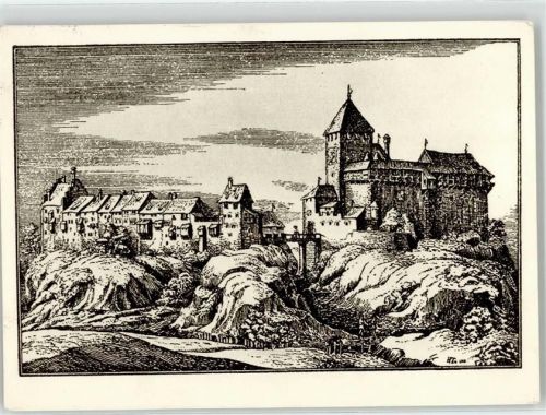 Grüningen signiert Schloss bis 1783