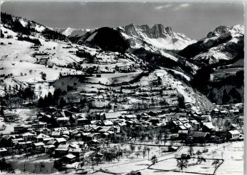 Schiers Gesamtansicht, Drusenfluh, Sulzfluh