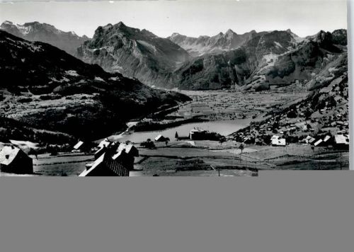8873 Amden - Blick vom Berggasthof Soldanella, Walensee, Glarneralpen