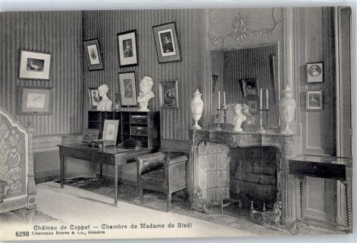 Coppet Schloss, Zimmer von Madame de Stael