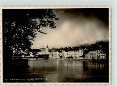 Solothurn Blick vom Kreuzackerquai