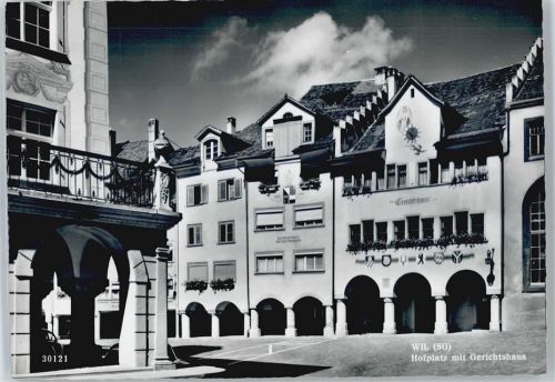 9500 Wil SG - Hofplatz, Gerichtshaus