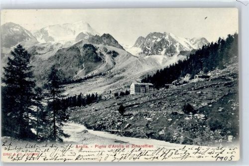 Arolla Pigne d´Arolla, Zinareffien