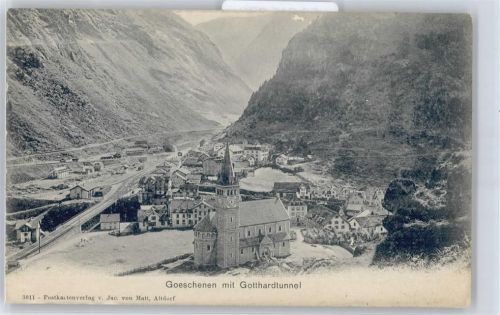 6487 Göschenen - Gesamtansicht, Gotthardtunnel