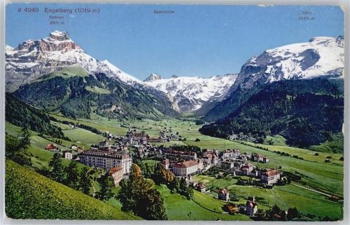 6390 Engelberg - Hahnen, Spannörter, Titlis