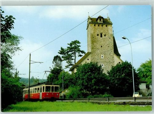 Aarwangen OJB Zug beim Schloss Aarwangen Oberaargau Jura Bahnen Solothurn Niederbipp Bahn
