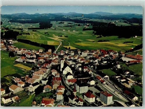 Saignelégier 1968 Flugaufnahme