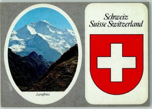 Jungfrau BE Aufkleber Wappen